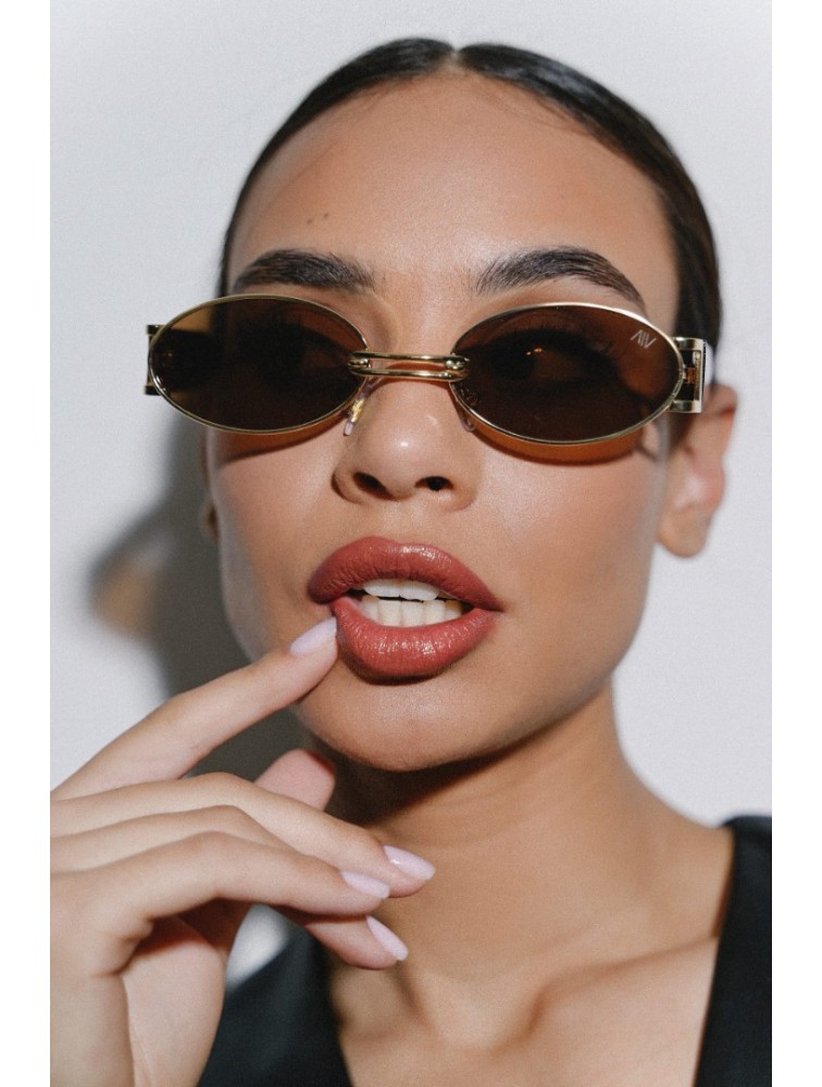 A\V SUNGLASSES Paloma Καφέ Γυαλιά Ηλίου