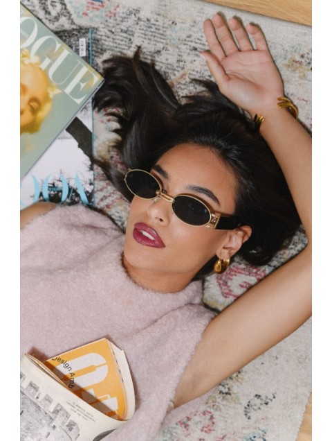 A\V SUNGLASSES Paloma Μαύρα Γυαλιά Ηλίου