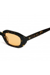 A\V SUNGLASSES Paris Brown Orange Καφέ γυαλιά ηλίου με πορτοκαλί φακούς