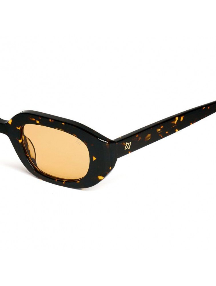 A\V SUNGLASSES Paris Brown Orange Καφέ γυαλιά ηλίου με πορτοκαλί φακούς