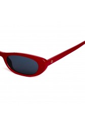 A\V SUNGLASSES Raya Dark Red Σκούρο κόκκινο γυαλιά ηλίου με γκρι φακούς