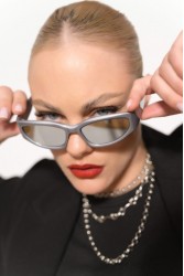 A\V SUNGLASSES Reina Silver