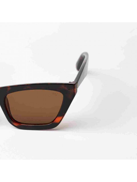 A\V SUNGLASSES Valeria Καφέ Γυαλιά Ηλίου