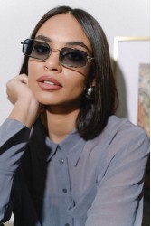 A\V SUNGLASSES Verona Silver/ Grey Ασημί Γυαλιά Ηλίου