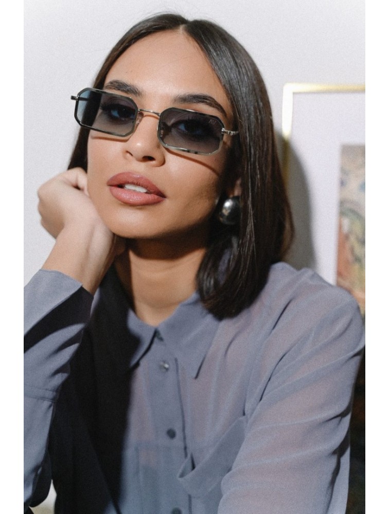 A\V SUNGLASSES Verona Silver/ Grey Ασημί Γυαλιά Ηλίου
