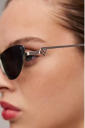 A\V SUNGLASSES Zuma Ασημένια Μεταλλικά Γυαλιά Ηλίου