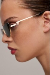 A\V SUNGLASSES Zuma Χρυσά Μεταλλικά Γυαλιά Ηλίου