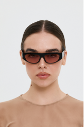 AV SUNGLASSES Juno Black Pink Μαύρα Γυαλιά Ηλίου με Ροζ Φακούς