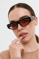 AV SUNGLASSES Juno Black Pink Μαύρα Γυαλιά Ηλίου με Ροζ Φακούς