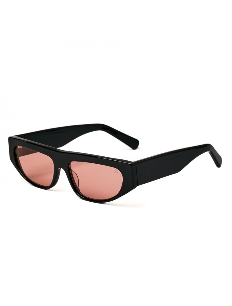 AV SUNGLASSES Juno Black Pink Μαύρα Γυαλιά Ηλίου με Ροζ Φακούς