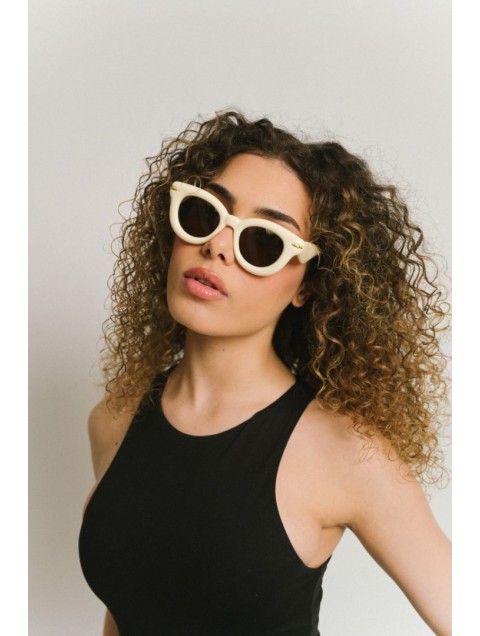 A\V SUNGLASSES Blair Beige Μπεζ Γυαλιά Ηλίου