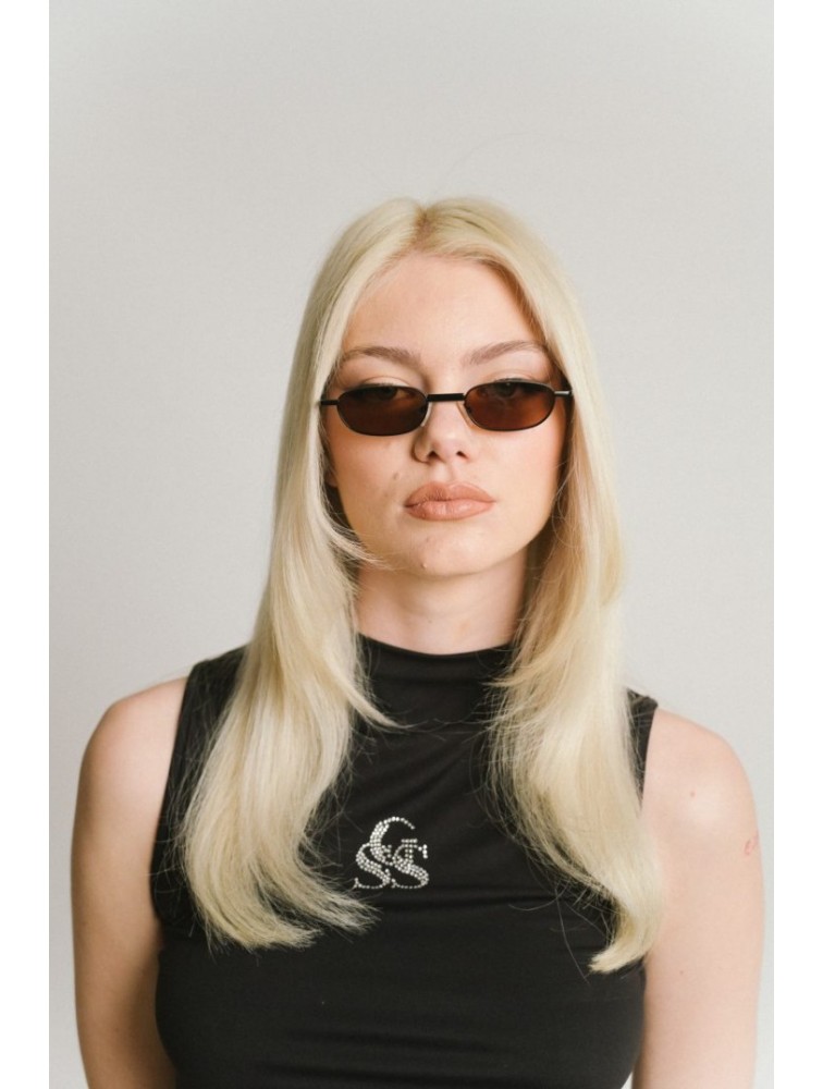 A\V SUNGLASSES Megan Brown Καφέ Γυαλιά Ηλίου