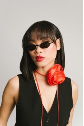 A\V SUNGLASSES Megan Black Μαύρα Γυαλιά Ηλίου