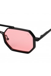 A\V SUNGLASSES Moda Matt Black/ Pink Μαύρα/ Ροζ Γυαλιά Ηλίου