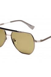 AV SUNGLASSES JETT Olive Μεταλλικά Γυαλιά Ηλίου με Πράσινους Φακούς