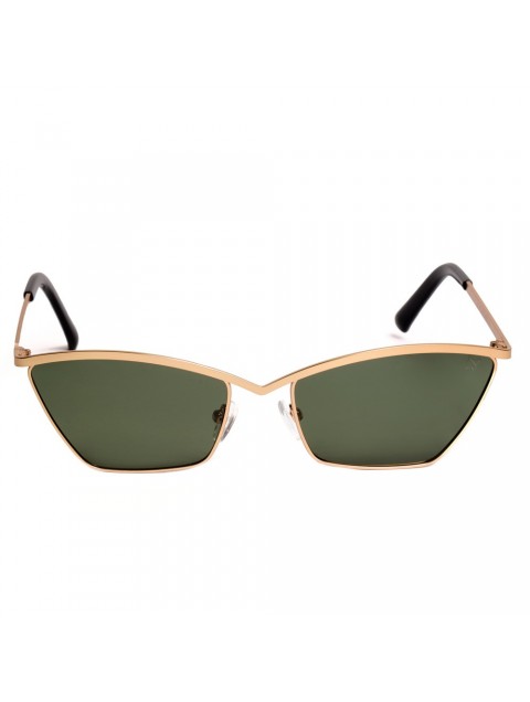 AV SUNGLASSES Luxa Χρυσά Μεταλλικά Γυαλιά Ηλίου με Πράσινους Φακούς
