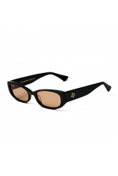 AV SUNGLASSES Noemie Black Μαύρα Γυαλιά Ηλίου με Καφέ Φακό