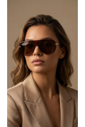 AV SUNGLASSES Alexia Brown Καφέ Γυαλιά Ηλίου