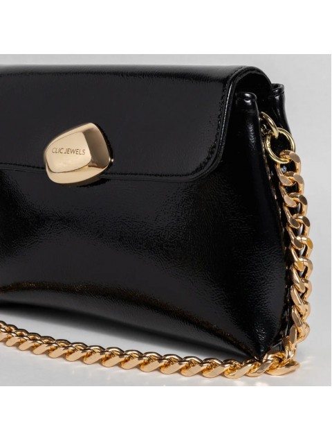 CLIC JEWELS DONNA MEDIUM DONNA (black patent eco leather) 
