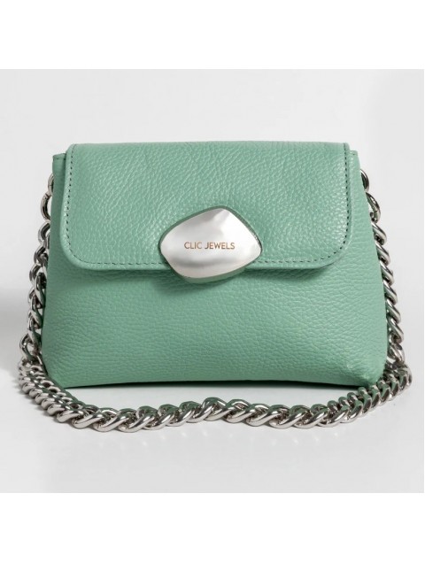 CLIC JEWELS MAYA MINIBAG (aqua dolaro genuine leather)