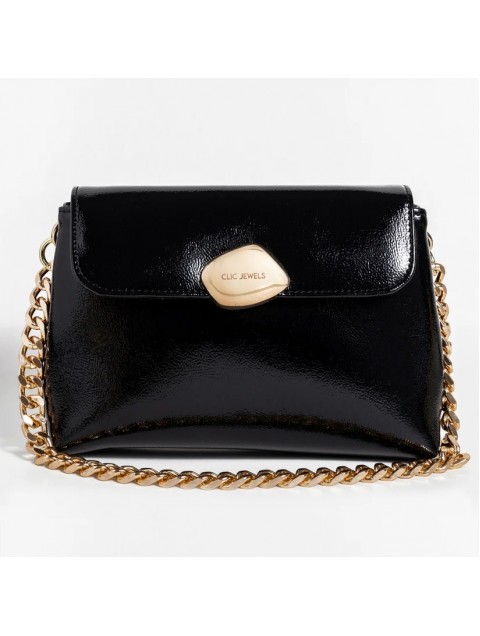CLIC JEWELS DONNA MEDIUM DONNA (black patent eco leather) 