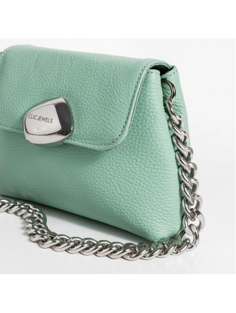 CLIC JEWELS MAYA MINIBAG (aqua dolaro genuine leather)