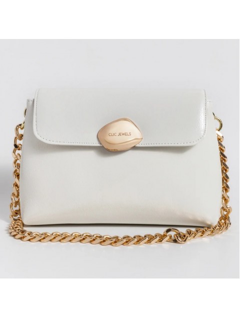 CLIC JEWELS DONNA MEDIUM DONNA (white patent eco leather)
