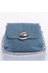 CLIC JEWELS MAYA MINIBAG (light blue denim) Τζιν τσάντα ώμου