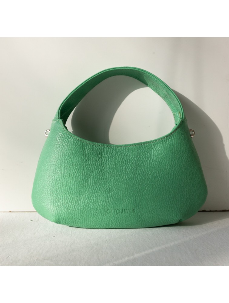CLIC JEWELS CANDY MINI ( mint dolaro genuine leather) Πράσινη Γυναικεία Τσάντα ώμου