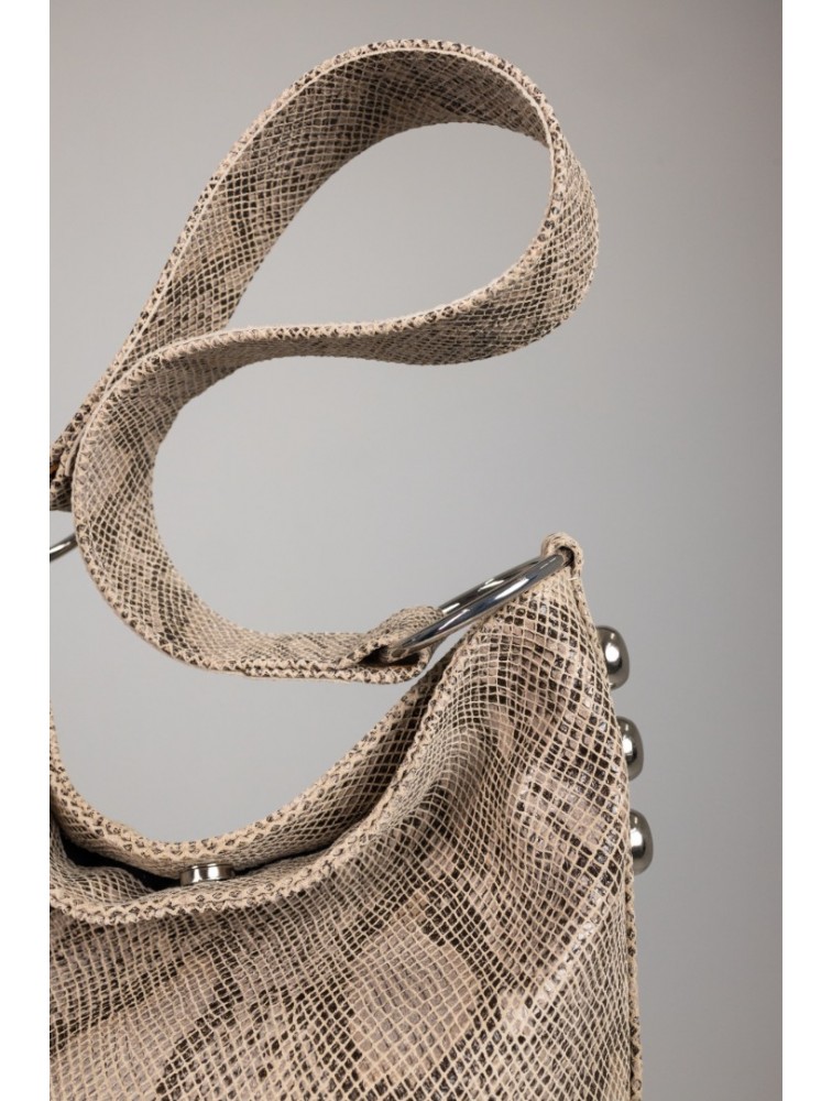 CLIC JEWELS SANDRA BUCKETBAG (python effect genuine leather)