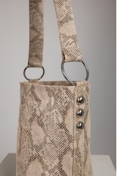 CLIC JEWELS SANDRA BUCKETBAG (python effect genuine leather)