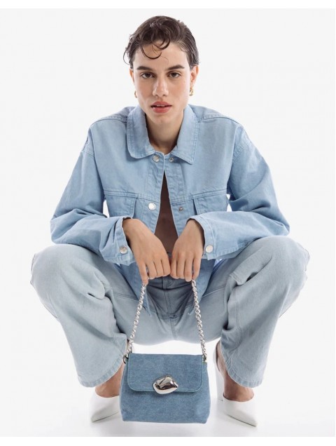 CLIC JEWELS MAYA MINIBAG (light blue denim) 