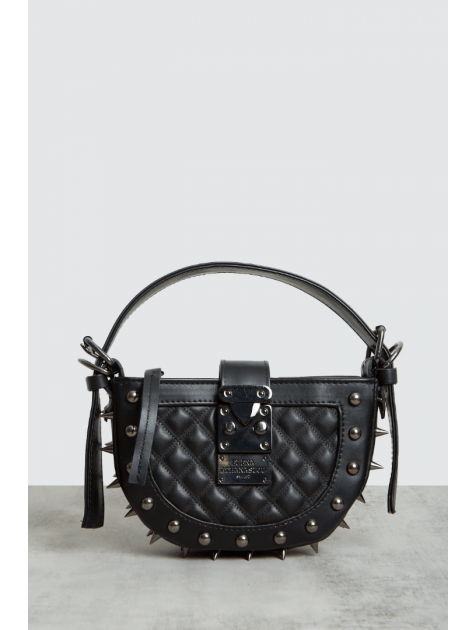 ELENA ATHANASIOU Rebel Moon Mini Bag Black Μαύρη γυναικεία τσάντα χειρός ELENA ATHANASIOU Rebel Moon Mini Bag Black Μαύρη γυναικεία τσάντα χειρός