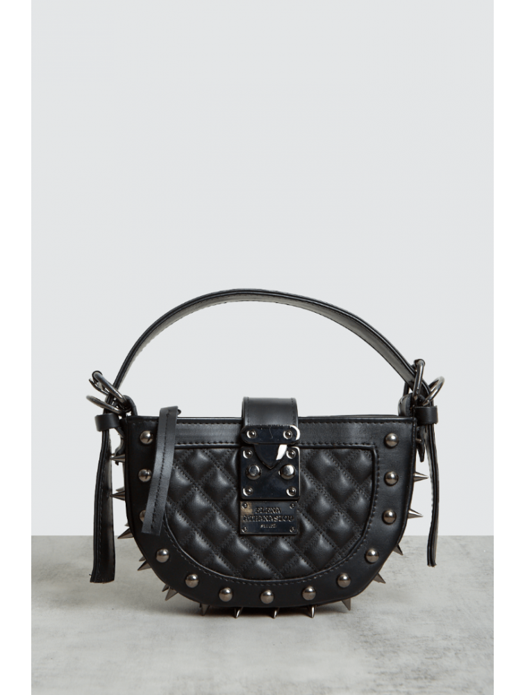 ELENA ATHANASIOU Rebel Moon Mini Bag Black Μαύρη γυναικεία τσάντα χειρός