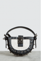 ELENA ATHANASIOU Rebel Moon Mini Bag EA White Λευκή γυναικεία τσάντα χειρός