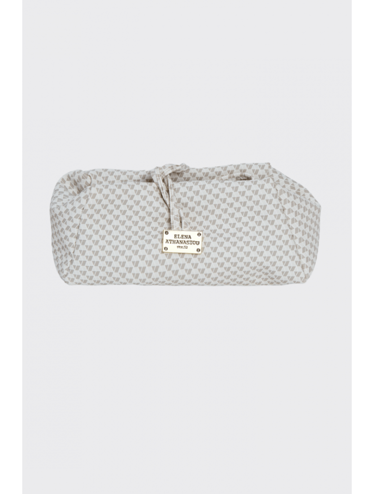 ELENA ATHANASIOU Cube Lunchbag White Λευκή τσάντα χειρός