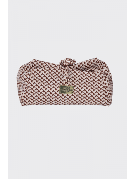 ELENA ATHANASIOU Cube Lunchbag Brown Καφέ τσάντα χειρός