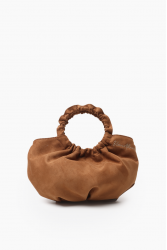 ELENA ATHANASIOU Bon Bon Bracelet Cognac Γυναικείο τσαντάκι χειρός καφέ