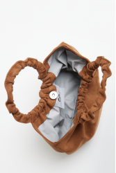 ELENA ATHANASIOU Bon Bon Bracelet Cognac Γυναικείο τσαντάκι χειρός καφέ