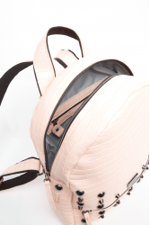 ELENA ATHANASIOU Croco Backpack Small Pink Ροζ Σακίδιο Πλάτης