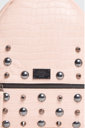 ELENA ATHANASIOU Croco Backpack Small Pink Ροζ Σακίδιο Πλάτης