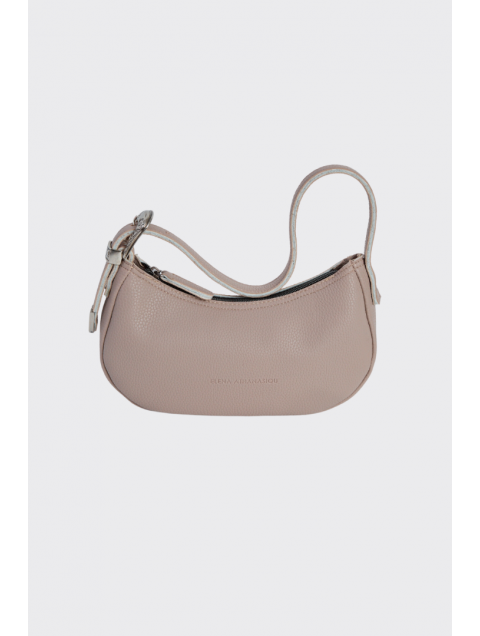ELENA ATHANASIOU Belt Up Vintage Baguette Elephant Grey Γκρι τσάντα ώμου ELENA ATHANASIOU Belt Up Vintage Baguette Elephant Grey Γκρι τσάντα ώμου