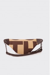 ELENA ATHANASIOU Body Bag EA Logo Τσάντα Χιαστί Vanilla Small