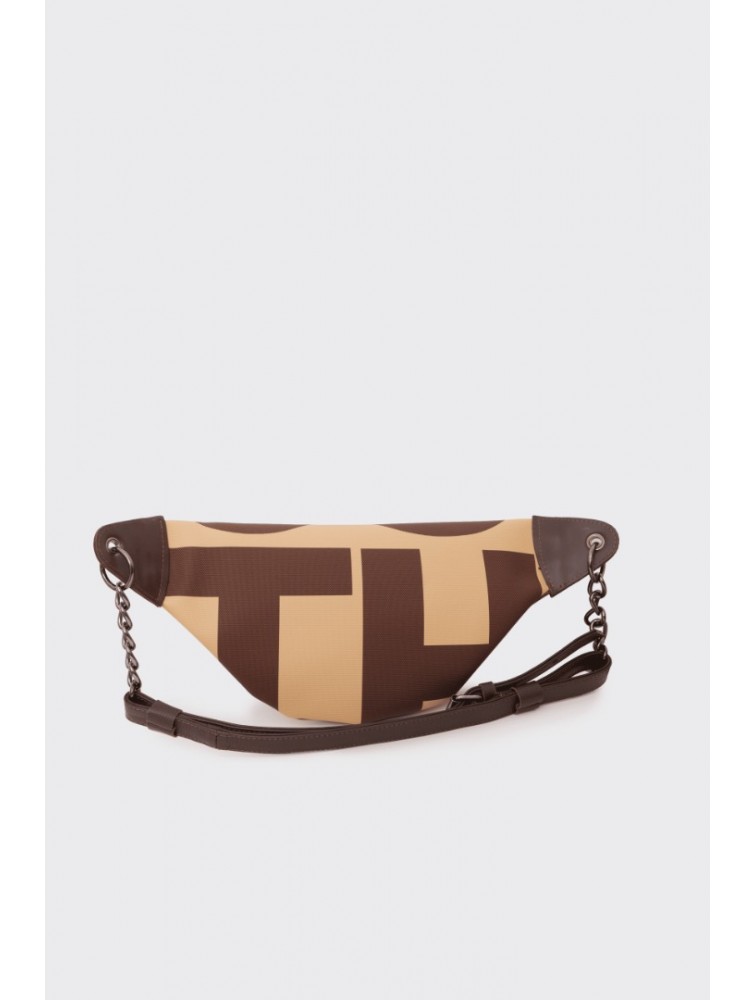 ELENA ATHANASIOU Body Bag EA Logo Τσάντα Χιαστί Vanilla Small