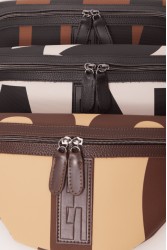 ELENA ATHANASIOU Body Bag EA Logo Τσάντα Χιαστί Vanilla Small