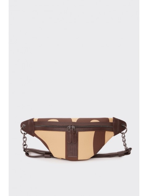 ELENA ATHANASIOU Body Bag EA Logo Τσάντα Χιαστί Vanilla Small