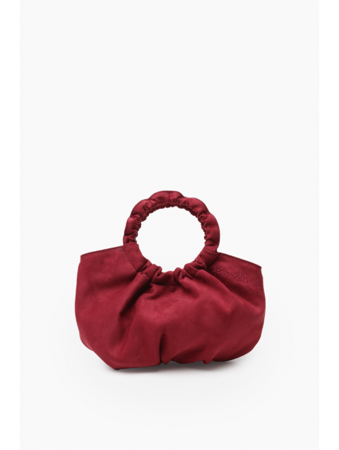ELENA ATHANASIOU Bon Bon Bracelet Burgundy Μπορντώ γυναικείο τσαντάκι χειρός