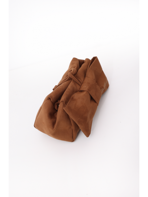 ELENA ATHANASIOU Bon Bon Lunchbag Cognac Καφέ γυναικείο τσαντάκι χειρός
