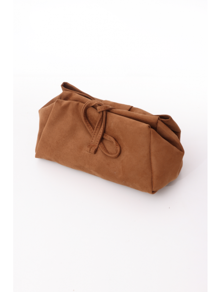 ELENA ATHANASIOU Bon Bon Lunchbag Cognac Καφέ γυναικείο τσαντάκι χειρός