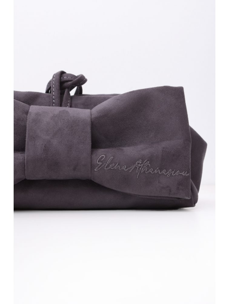ELENA ATHANASIOU Bon Bon Lunchbag Grey Γκρι γυναικείο τσαντάκι χειρός